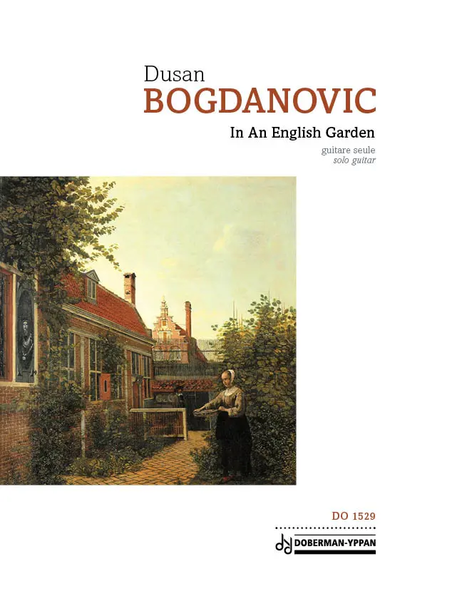 Bogdanovic | In An English Garden for solo guitar